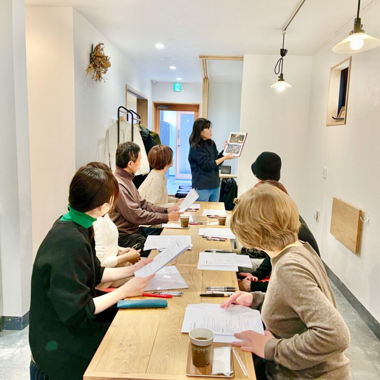 【イベント報告】手書き年賀状講座（2024:辰）＠紙カフェ